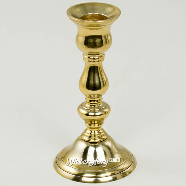 Декоративный подсвечник на 1 свечу Юхан 18 см, золотой Swerox
