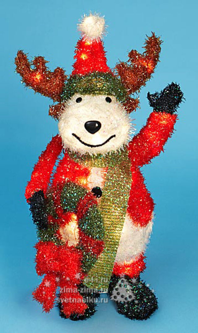 Лось c рождественским венком, 70 см Holiday Classics