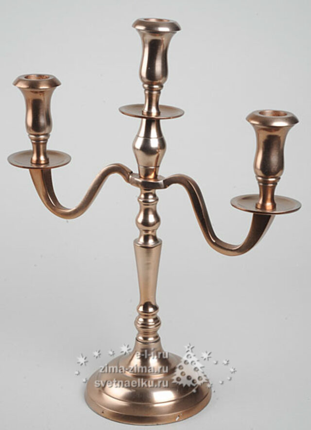 Канделябр классический, алюминиевый на 5 свечей
