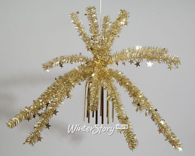 Подвесная композиция Фонтан-каскад, 66 см, золото Kaemingk