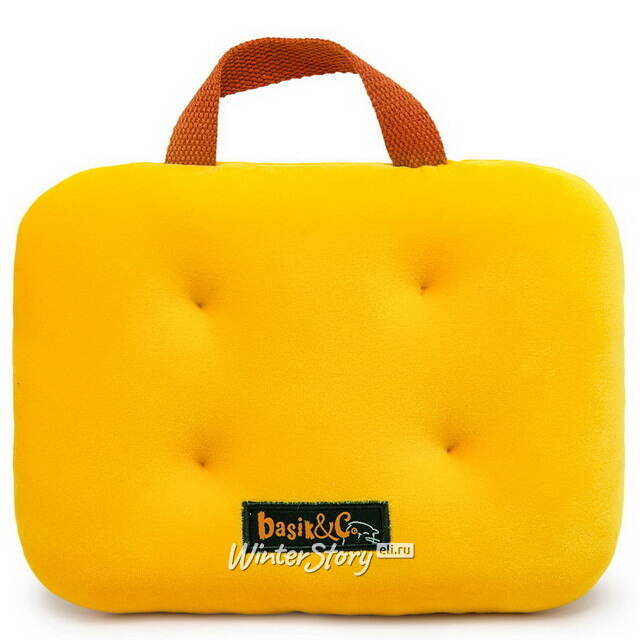 Мягкая игрушка Кот Басик на подушке 25 см Budi Basa