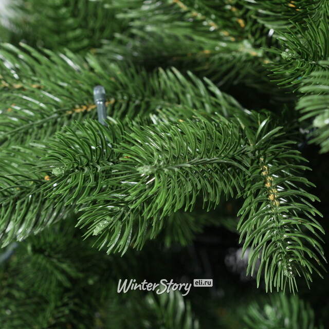 Искусственная елка с лампочками Королева Леса 185 см, 380 теплых белых ламп, ЛИТАЯ 100% ElkaDe