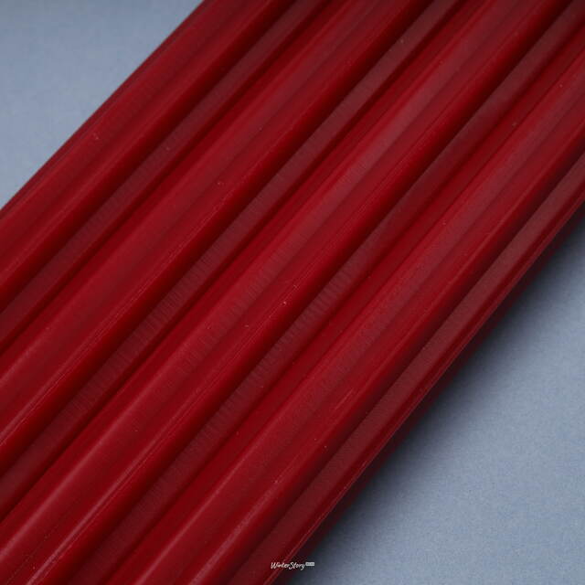 Высокие свечи 30 см Астерия бордовые, 4 шт Candleslight (Кэндлслайт)