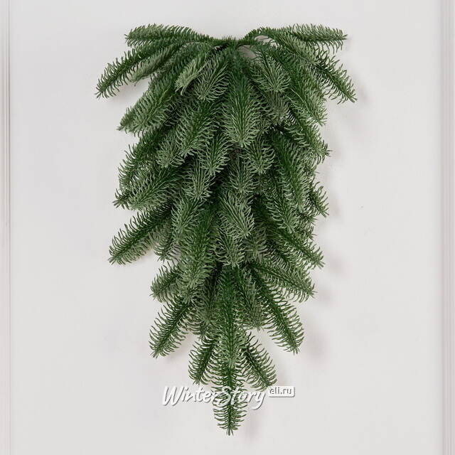 Хвойный декор на стену Капля Датская 55*35 см, ЛИТАЯ 100% Max Christmas (Макс Кристмас)
