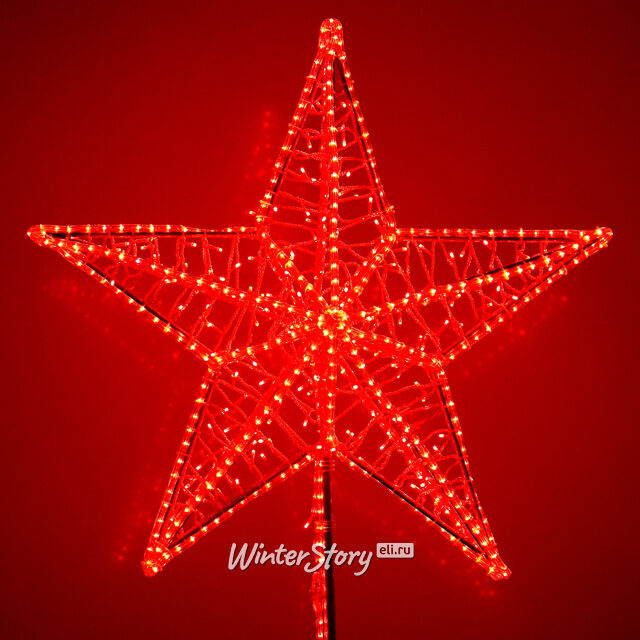 Светодиодная макушка Кремлевская 75 см красная GREEN TREES