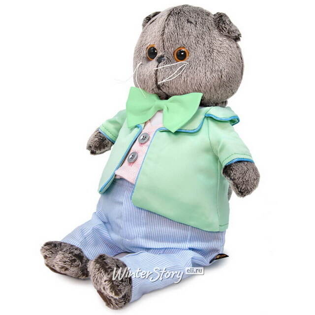 Мягкая игрушка Кот Басик - джентельмен 30 см Budi Basa