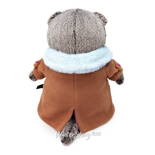 Мягкая игрушка Кот Басик в флисовом пальто 22 см Budi Basa