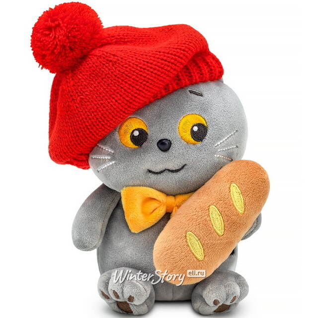 Мягкая игрушка Кот Басик - Бонжур 16 см, коллекция Эмоции Budi Basa