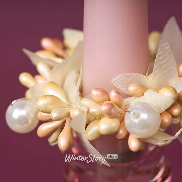 Венок для свечи Pearl Berry 8 см Swerox
