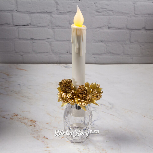 Украшение для свечи Золотой Венец 7 см Swerox