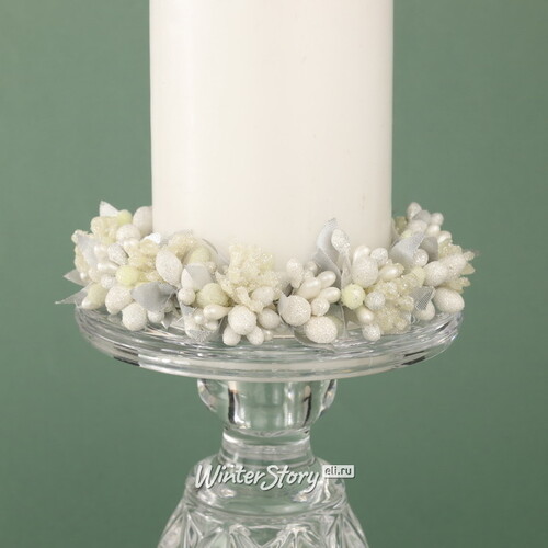 Венок для свечи Snowberry - Снежные Ягоды 10 см Swerox