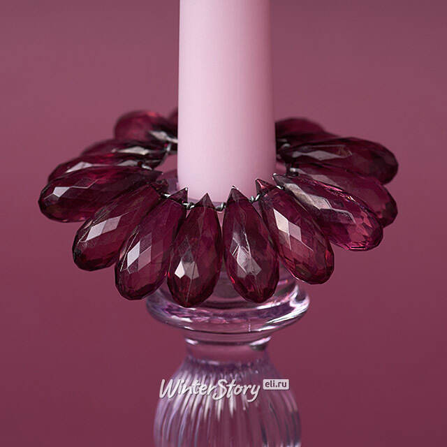 Украшение для свечи Pink Diamonds 9 см Swerox