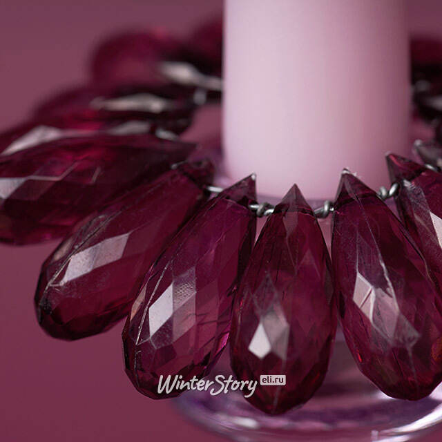 Украшение для свечи Pink Diamonds 9 см Swerox