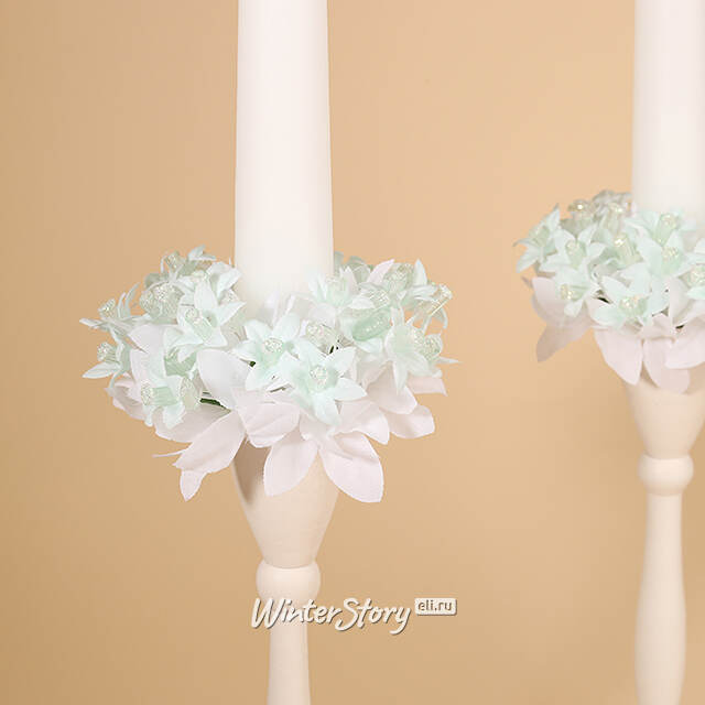 Венок для свечи White Lily 8 см Swerox