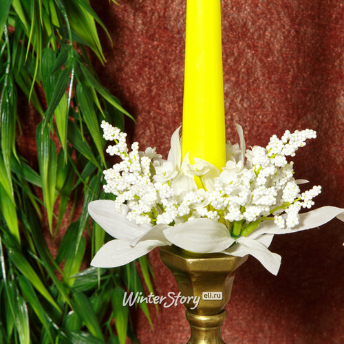 Декор для свечи Первоцветы 14 см Swerox