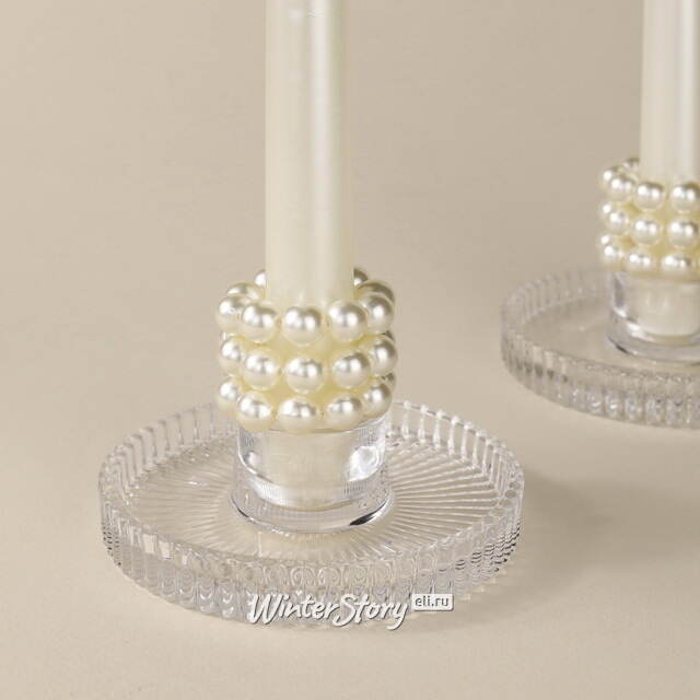 Стеклянный подсвечник Bovio 10 см EDG