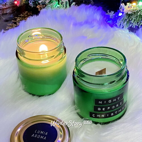 Ароматическая соевая свеча Night Before Christmas, 40 часов горения Lumia Aroma