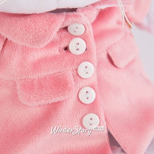 Мягкая игрушка Кошечка Лили Baby в розовом пальто 20 см Budi Basa