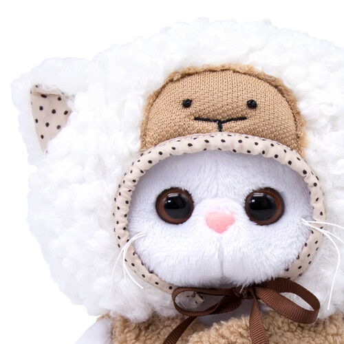 Мягкая игрушка Кошечка Лили Baby в костюме овечки 20 см Budi Basa