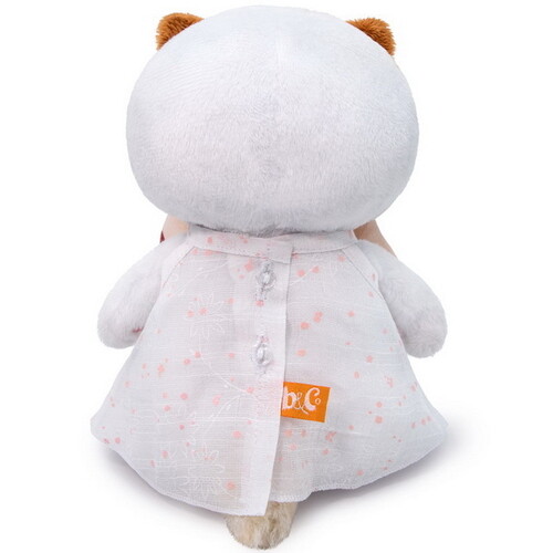Мягкая игрушка Кошечка Лили Baby в платье с бантом 20 см Budi Basa