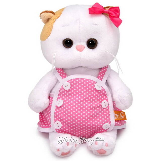 Мягкая игрушка Кошечка Лили Baby в розовом песочнике 20 см Budi Basa