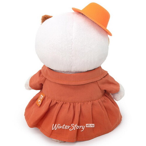 Мягкая игрушка Кошечка Лили Baby в тренче и шляпке 20 см Budi Basa