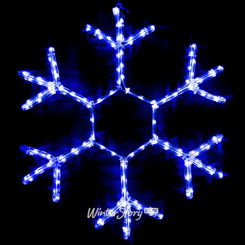 Светодиодная снежинка Агиллар 70 см, синие LED, IP54 BEAUTY LED