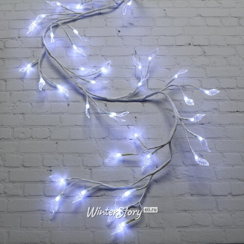 Светящаяся ветка Бельваллия 180 см, 48 холодных белых LED ламп, IP20 BEAUTY LED