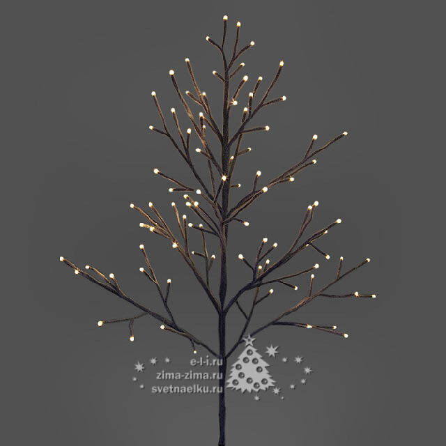 Светодиодное дерево Изморозь 1 м, 96 теплых белых ламп, IP44 BEAUTY LED