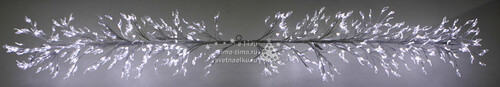 Светодиодная декоративная гирлянда Ледяные Листья 220*35 см, 480 холодных белых LED ламп, IP44 BEAUTY LED
