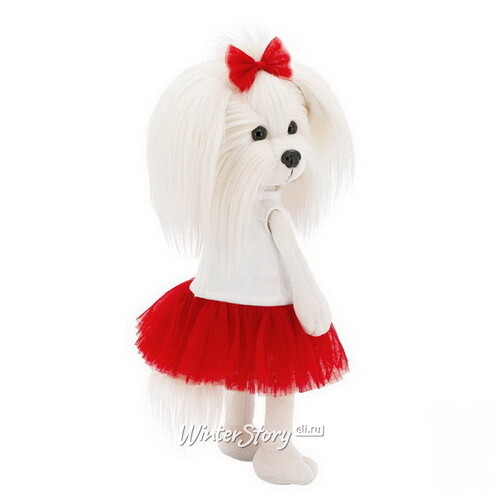 Мягкая игрушка на каркасе Собака Lucky Mimi: Любовь и Фламинго 25 см Orange Toys