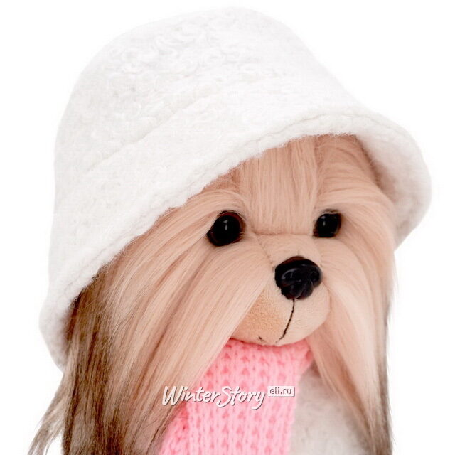 Мягкая игрушка на каркасе Собака Lucky Yoyo: Модная зима 25 см купить в ...