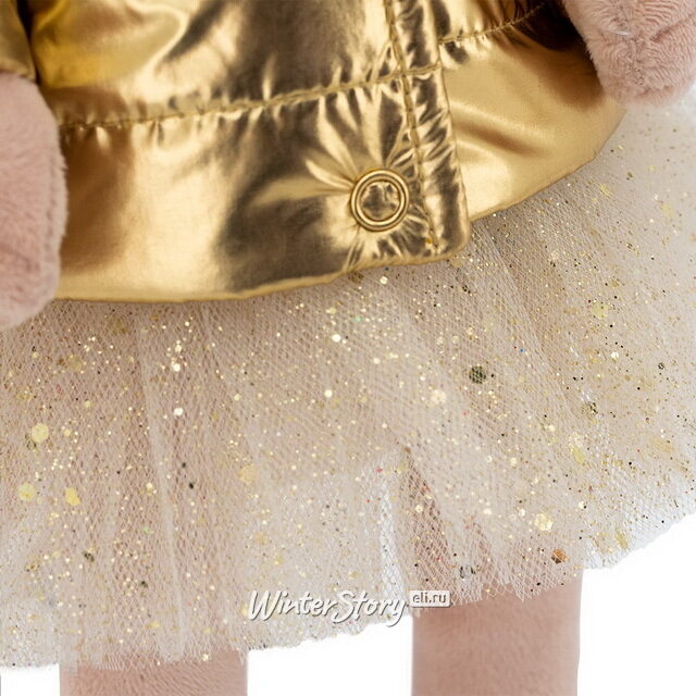 Мягкая игрушка на каркасе Собака Lucky Yoyo: Золотой пуховичок 25 см Orange Toys