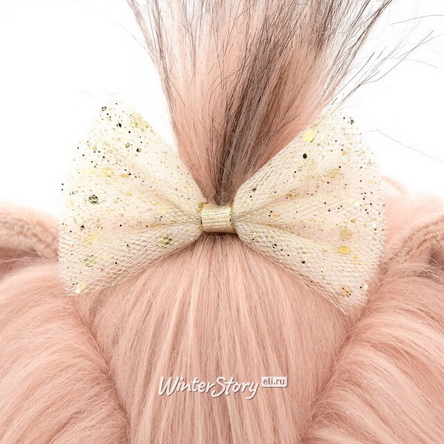 Мягкая игрушка на каркасе Собака Lucky Yoyo: Золотой пуховичок 25 см Orange Toys