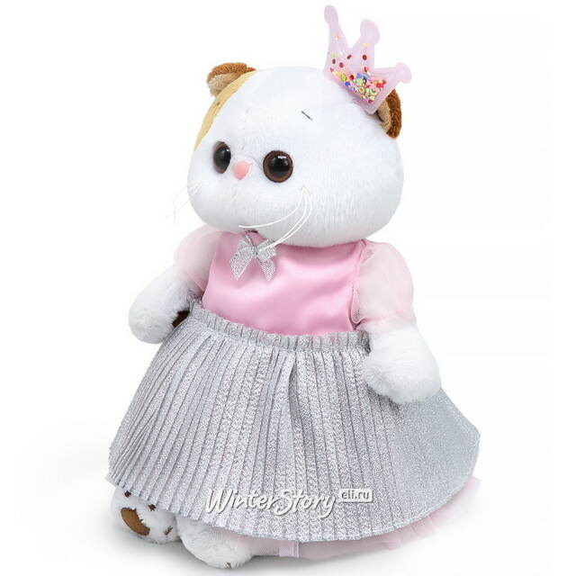 Мягкая игрушка Кошечка Ли-Ли в платье и с короной 24 см Budi Basa