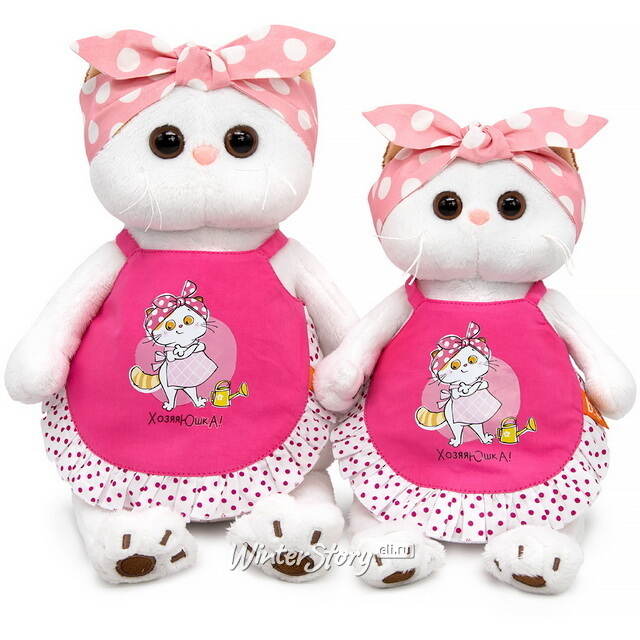 Мягкая игрушка Кошечка Ли-Ли в фартуке 24 см Budi Basa