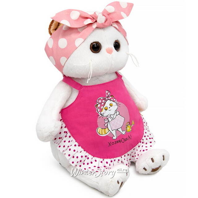 Мягкая игрушка Кошечка Ли-Ли в фартуке 24 см Budi Basa