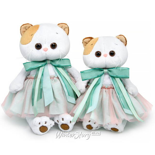 Мягкая игрушка Ли-Ли в юбке и с мятным бантом 27 см Budi Basa