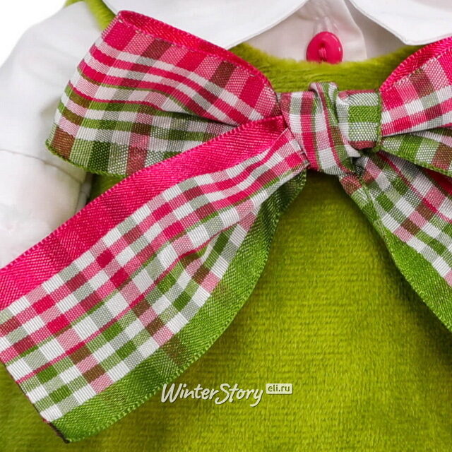 Мягкая игрушка Кошечка Лили в бархатном сарафане 27 см Budi Basa