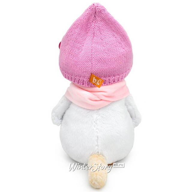 Мягкая игрушка Кошечка Ли-Ли в шапке с бантом и шарфе 27 см Budi Basa
