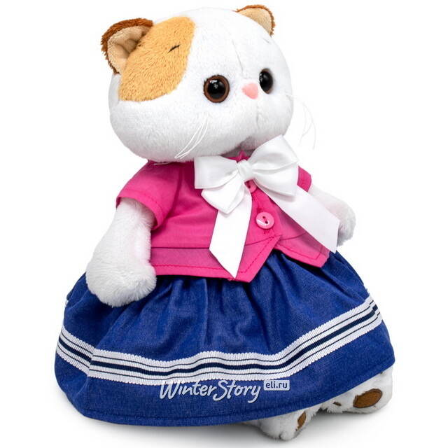 Мягкая игрушка Кошечка Ли-Ли в жакете с бантом и юбке 27 см Budi Basa