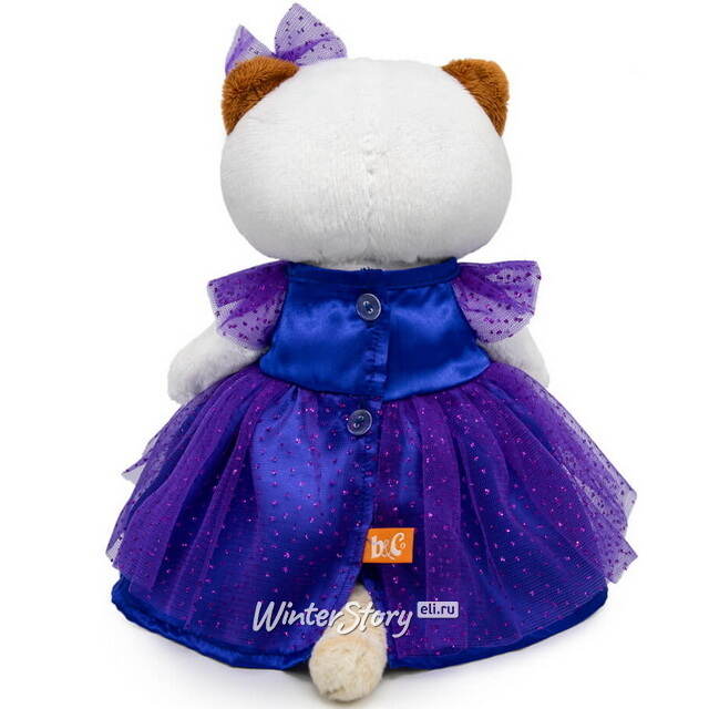 Мягкая игрушка Кошечка Лили в платье с блестящей сеточкой 27 см Budi Basa