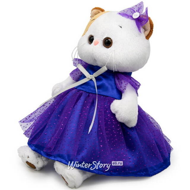 Мягкая игрушка Кошечка Лили в платье с блестящей сеточкой 27 см Budi Basa