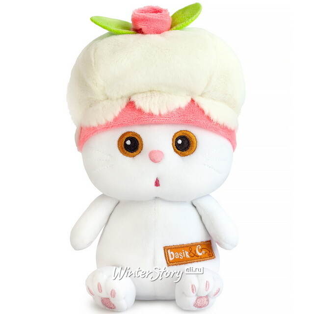 Мягкая игрушка Кошечка Лили - Лакомка 15 см, коллекция Эмоции Budi Basa