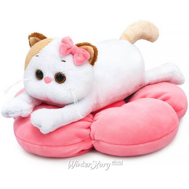 Мягкая игрушка Кошечка Ли-Ли на подушке-цветке 18 см Budi Basa