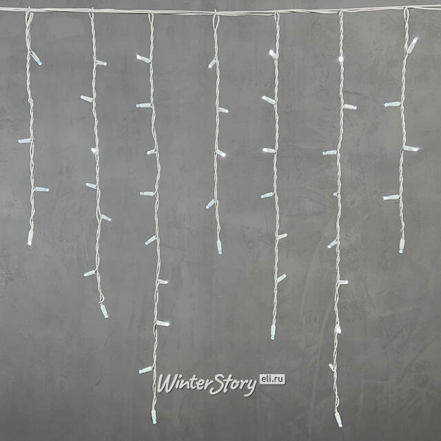 Светодиодная бахрома Legoled 3.2*0.9 м, 168 холодных белых LED, белый КАУЧУК, соединяемая, IP54 BEAUTY LED