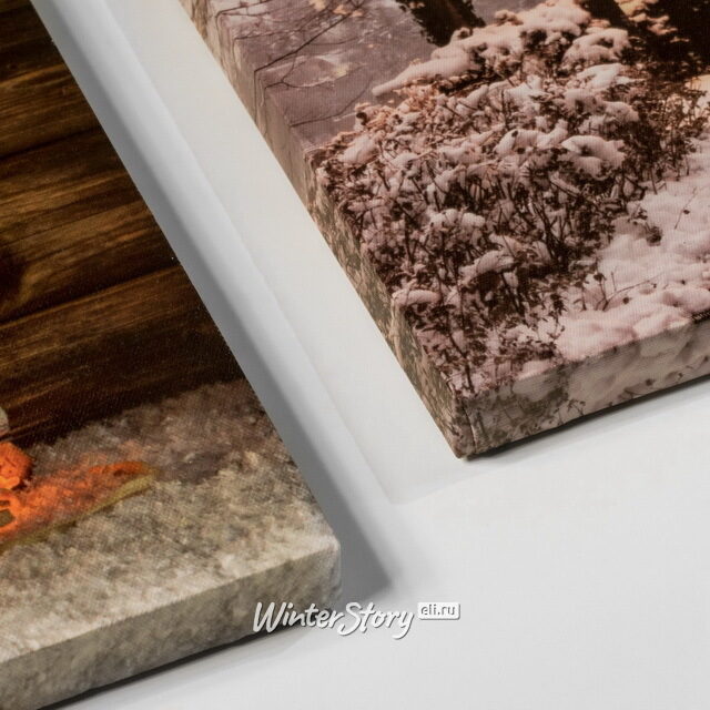 Светодиодная картина Окошко в детской, 40*30 см, батарейки Snowhouse (Сноухаус)