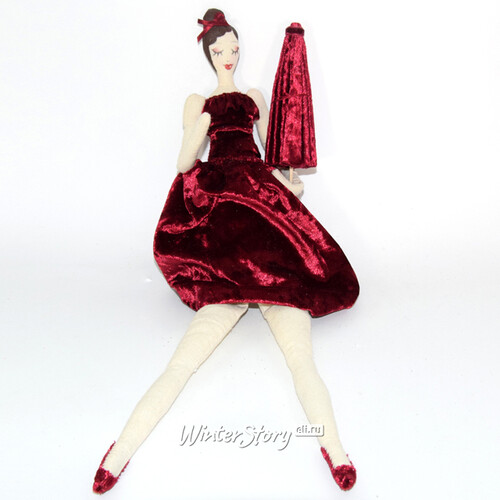 Декоративная Фигура Леди Фонтейн - Королева Джаза 45 см Due Esse Christmas