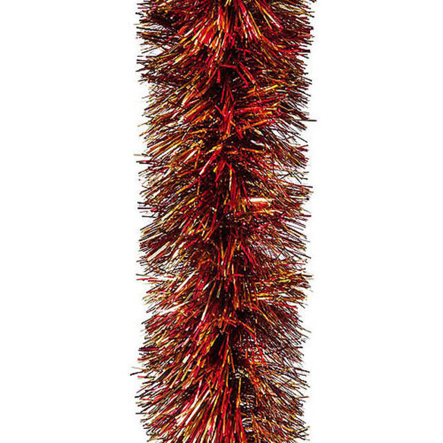 Мишура Принцесса 2 м*125 мм красная с золотым MOROZCO