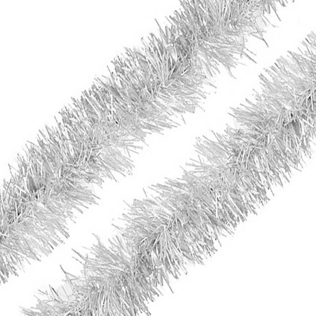 Мишура Праздничная Pastel 2 м*50 мм, серебряный MOROZCO